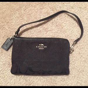 Coach Black Wristlet - Excellent Condition